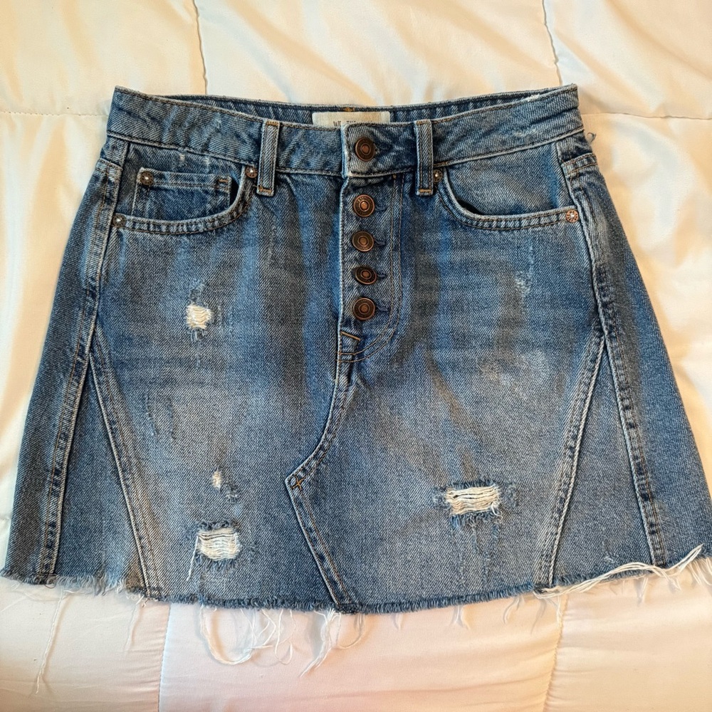 Free People We The Free Denim Skirt